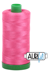 Aurifil Mako 40wt 2-ply Cotton 1000 m 1094 yd. spool - 2530 Blossom Pink